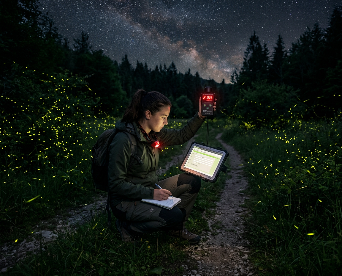 Firefly_GeminiFlash_Što radimo- Mapiramo staništa svitaca i mjerimo razinu svjetlosnog zagađenja pomoću S 628949